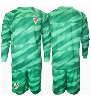 Croatia Goalkeeper Replica Away Stadium Kit for Kids Euro 2024 Long Sleeve (+ pants)